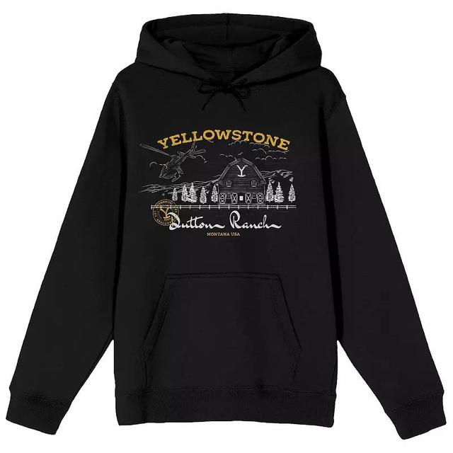 Mens Yellowstone Dutton Ranch Graphic Hoodie Product Image