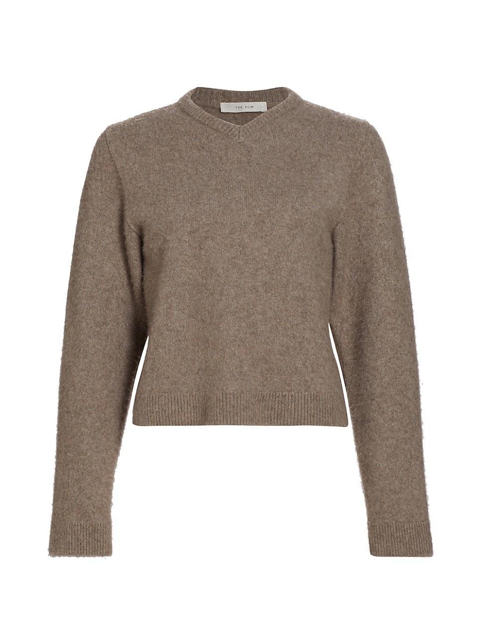 The Row Enrica Crewneck Cashmere Sweater Product Image