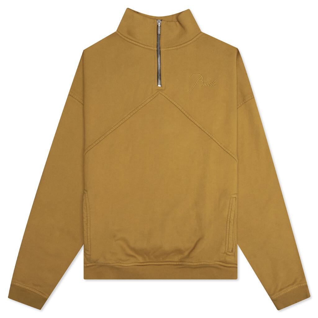 Quarter Zip - Mustard Male Product Image