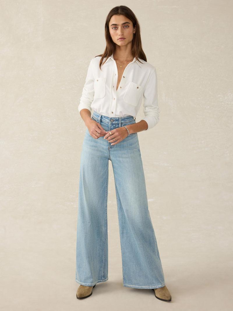 Saturday Denim Wide Leg - West Cove Wash Product Image