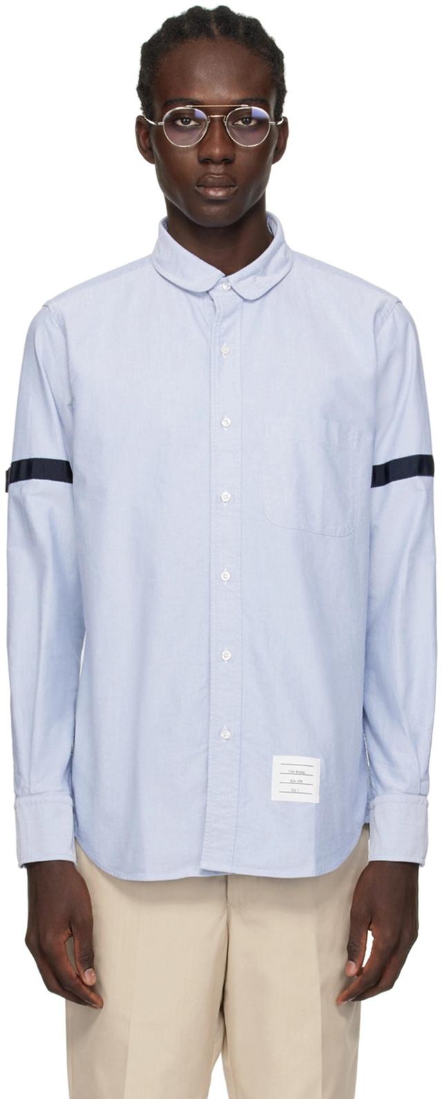 Blue Button Shirt In 480 Light Blue Product Image