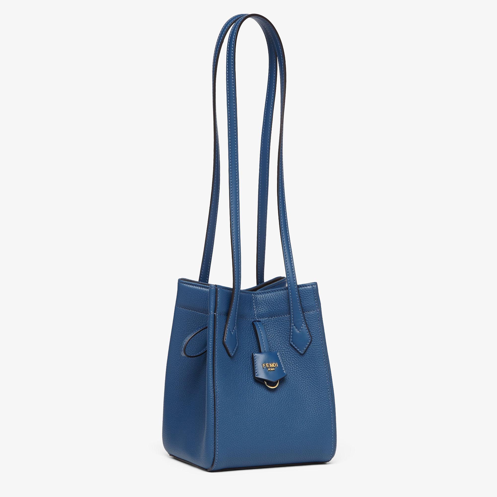 Fendi Origami MiniBlue leather mini bag that can be transformed Product Image