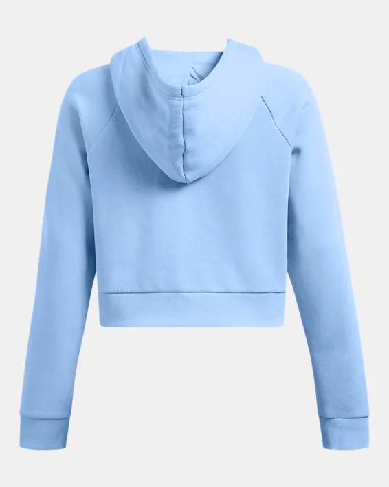 Women's UA Rival Fleece Crop Full-Zip Product Image