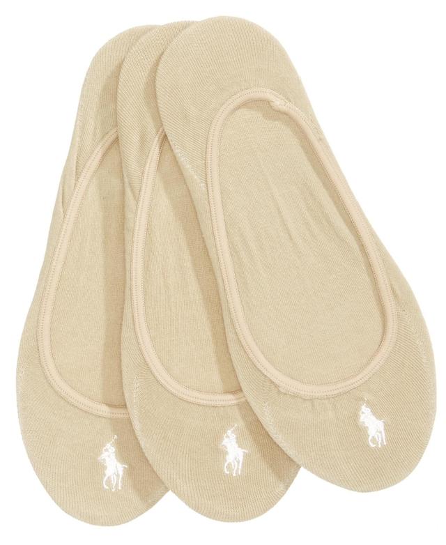 Polo Ralph Lauren Womens 3 Pack Ultra-Low No- Show Sock Liners Product Image