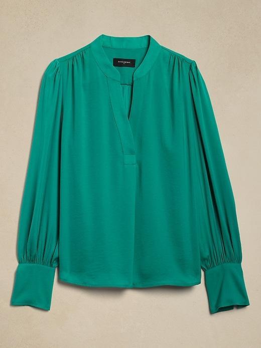 Volume-Sleeve Blouse Product Image