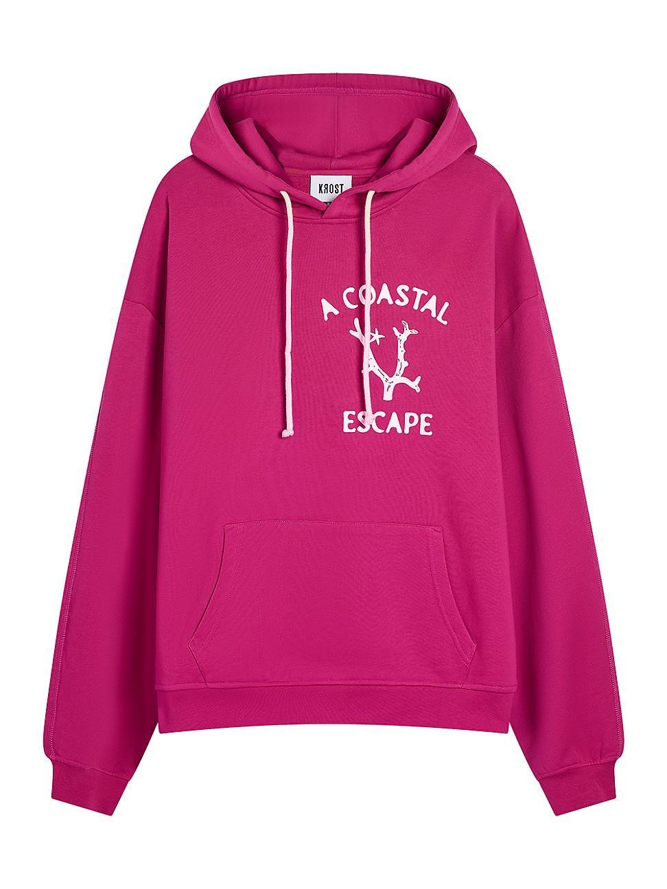 Mens Coral Hoodie Product Image