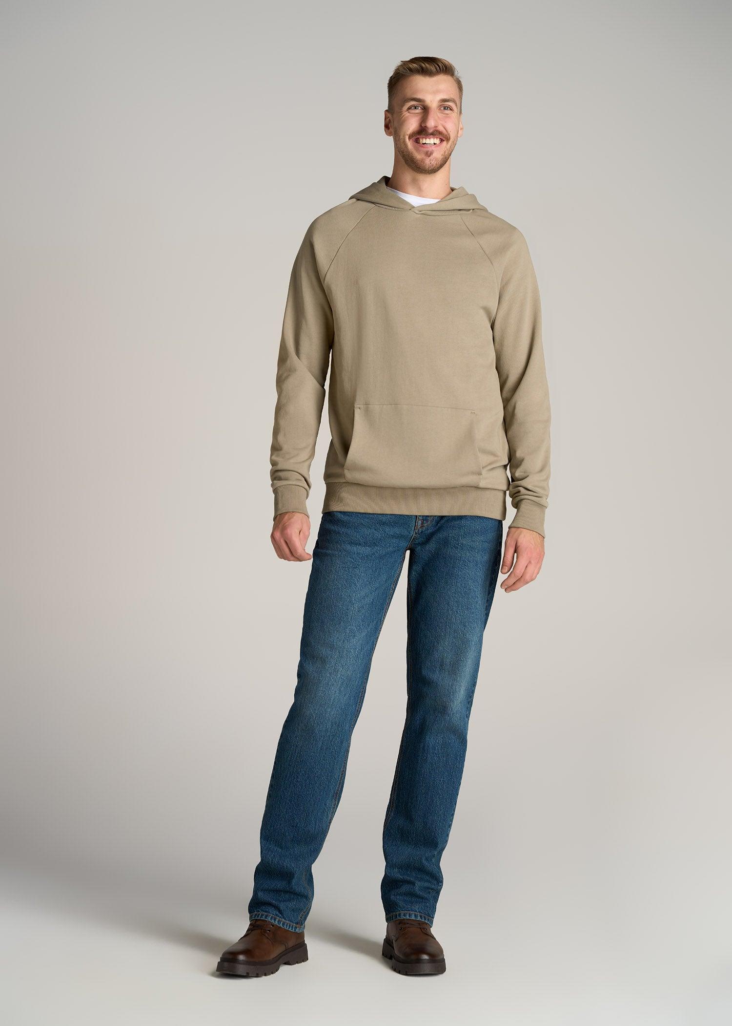 LJ&S STRAIGHT LEG Jeans for Tall Men in Machine Blue Product Image