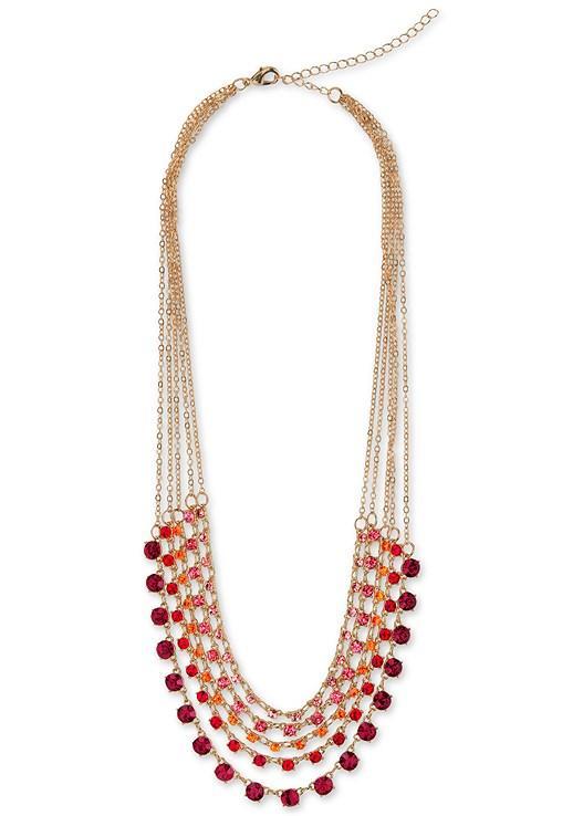 Layered Jewel Necklace Product Image