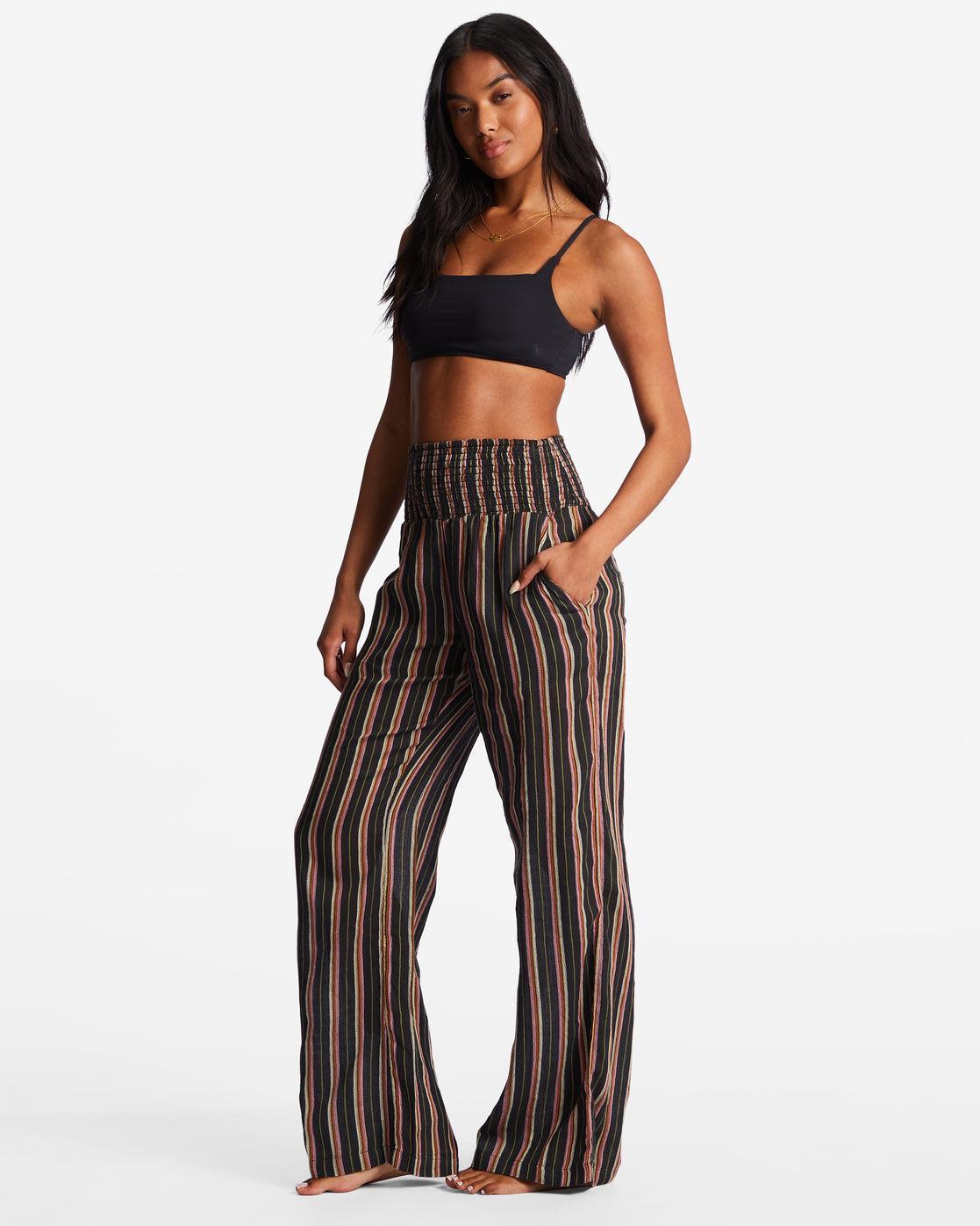 New Waves 2 Elastic Waist Pants - Off Black 3 Female Product Image