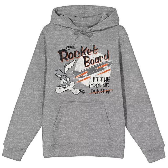 Mens Looney Tunes Wile E. Coyote Hooded Sweatshirt Product Image