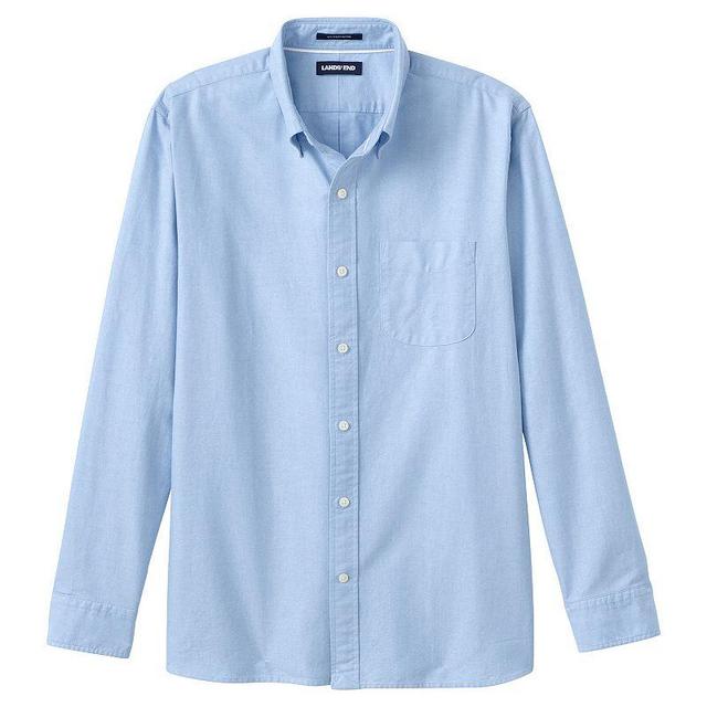 Mens Lands End Button-Down Sail Rigger Oxford Button-Down Shirt Product Image