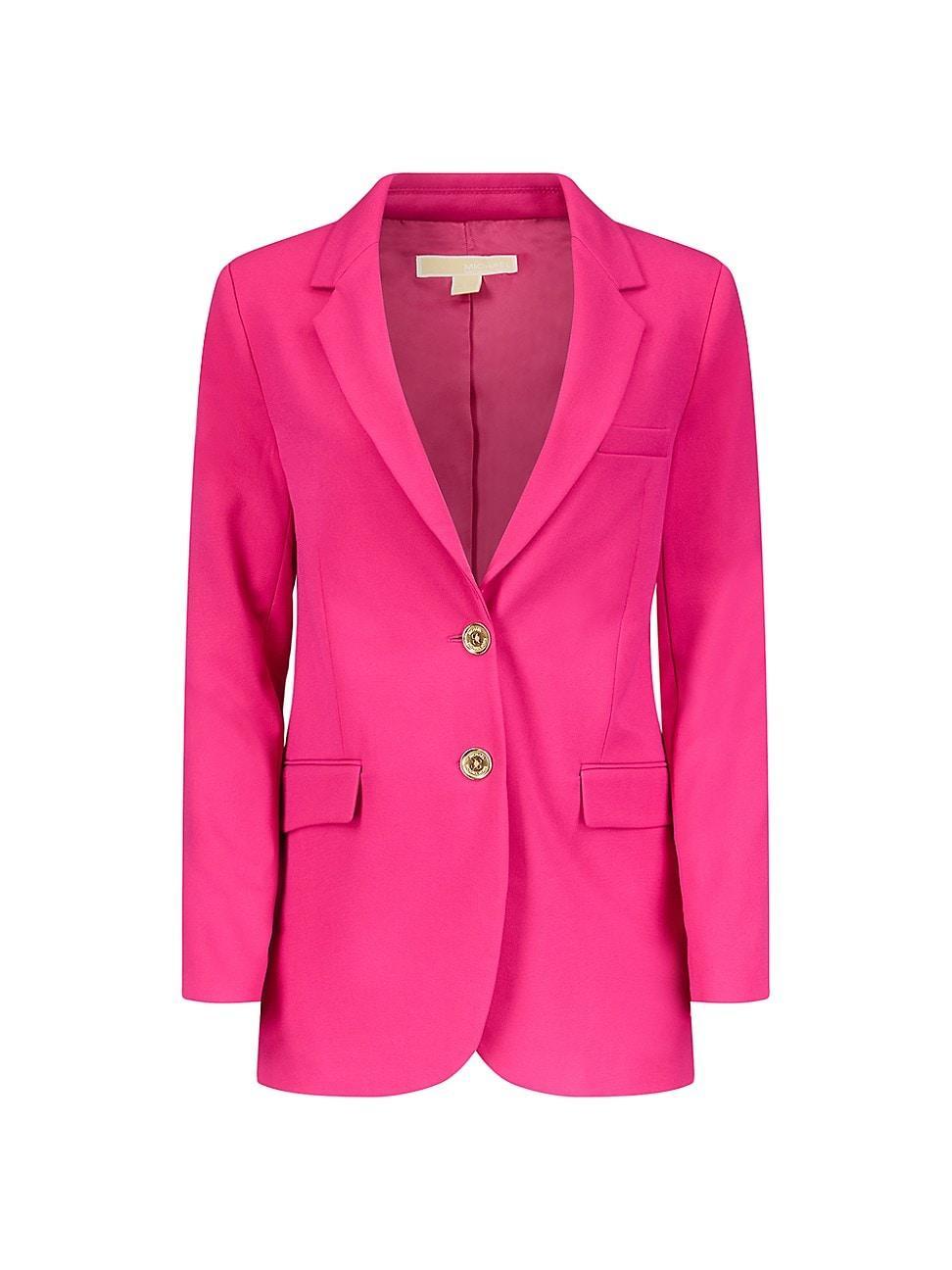 Womens Longline Single-Breasted Blazer Product Image