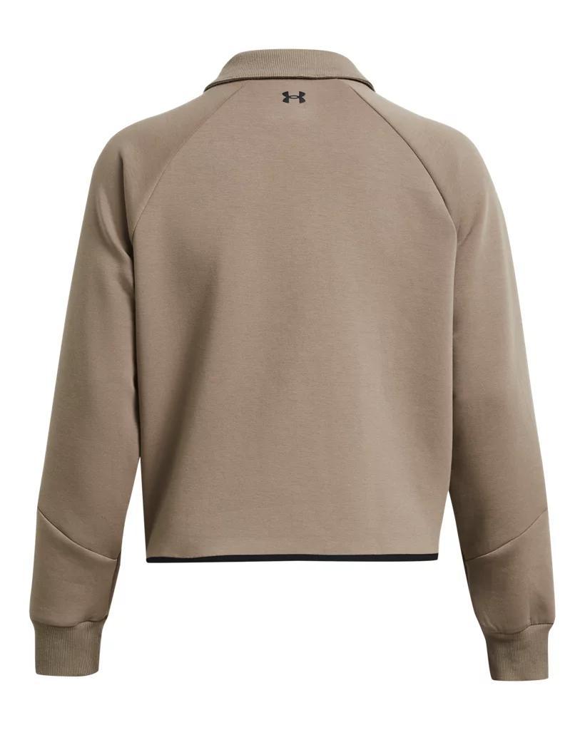 Women's UA Unstoppable Fleece Rugby Crop Product Image