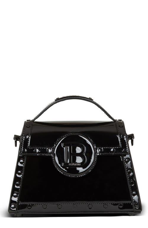 Balmain B-Buzz Dynasty Patent Leather Top Handle Bag Product Image