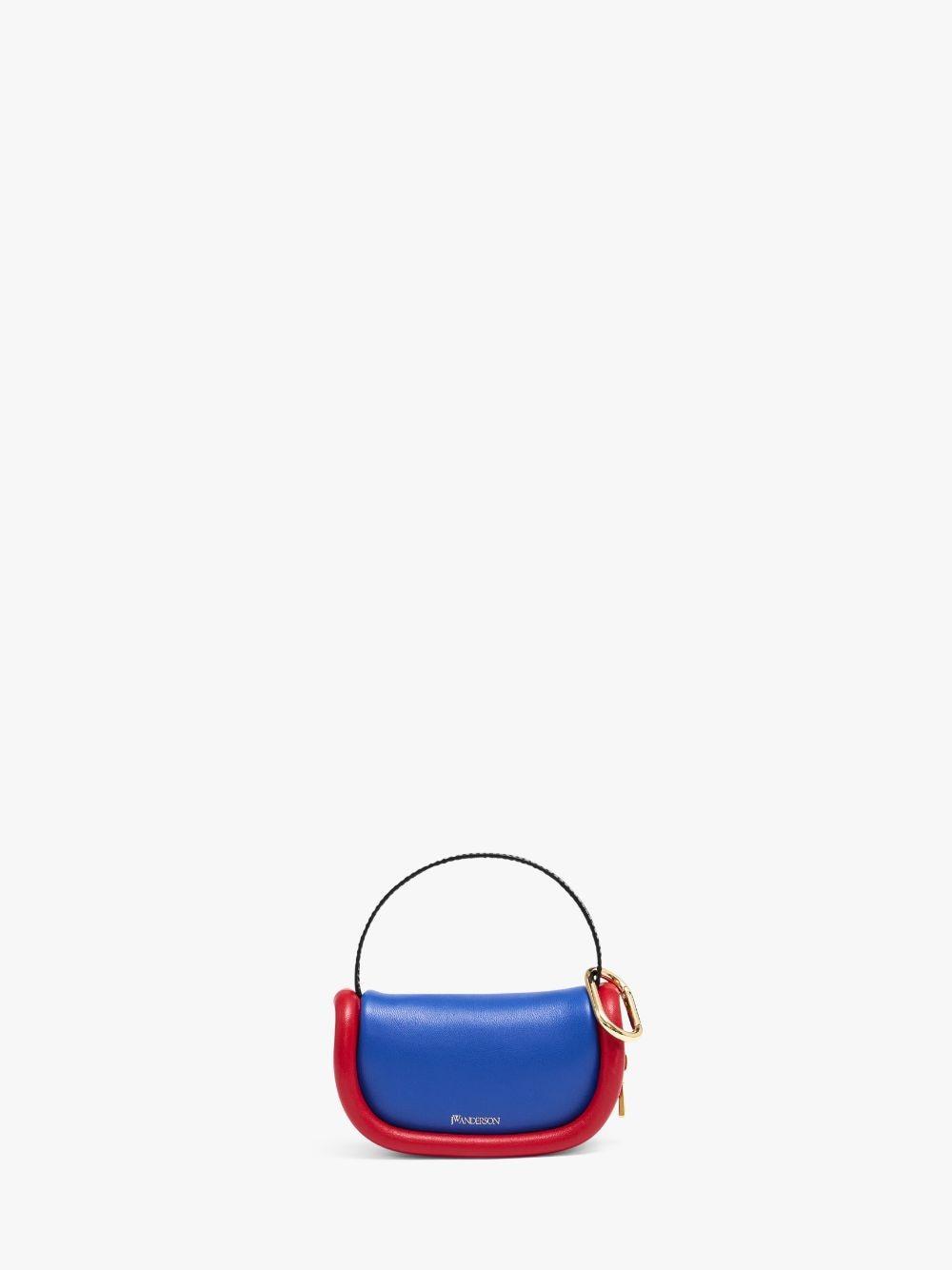 BUMPER-7 - LEATHER MICRO BAG in blue | JW Anderson US  Product Image