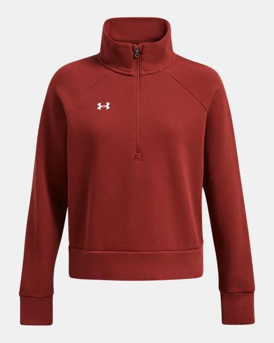 Women's UA Rival Fleece Textured ½ Zip Product Image