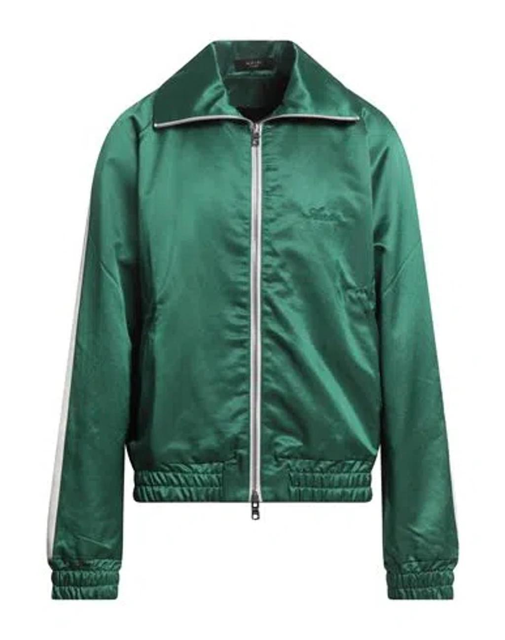 AMIRI Man Jacket Green Size Xxl Cotton, Rayon Product Image