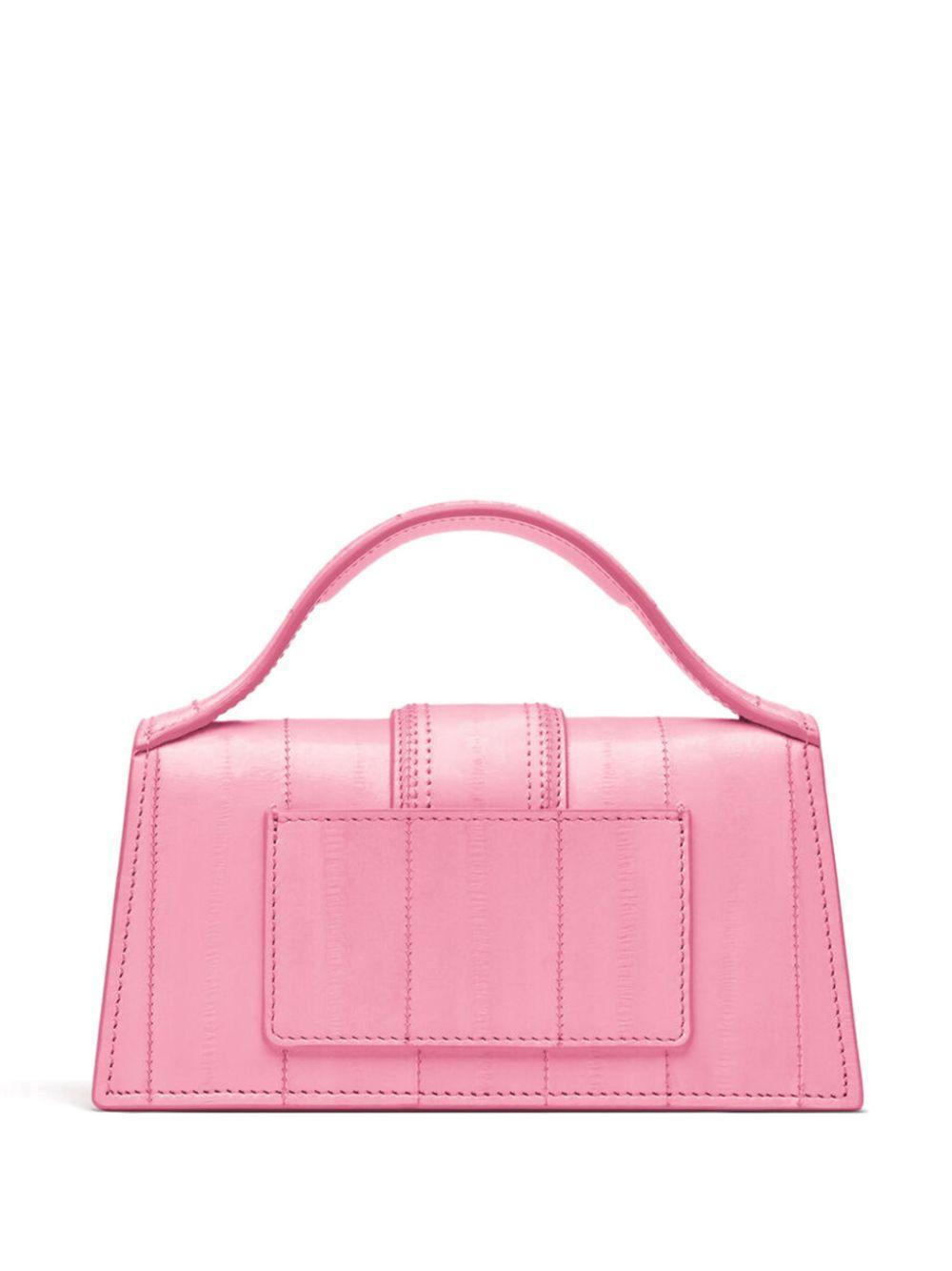 JACQUEMUS Le Bambino Leather Handbag In Pink Product Image