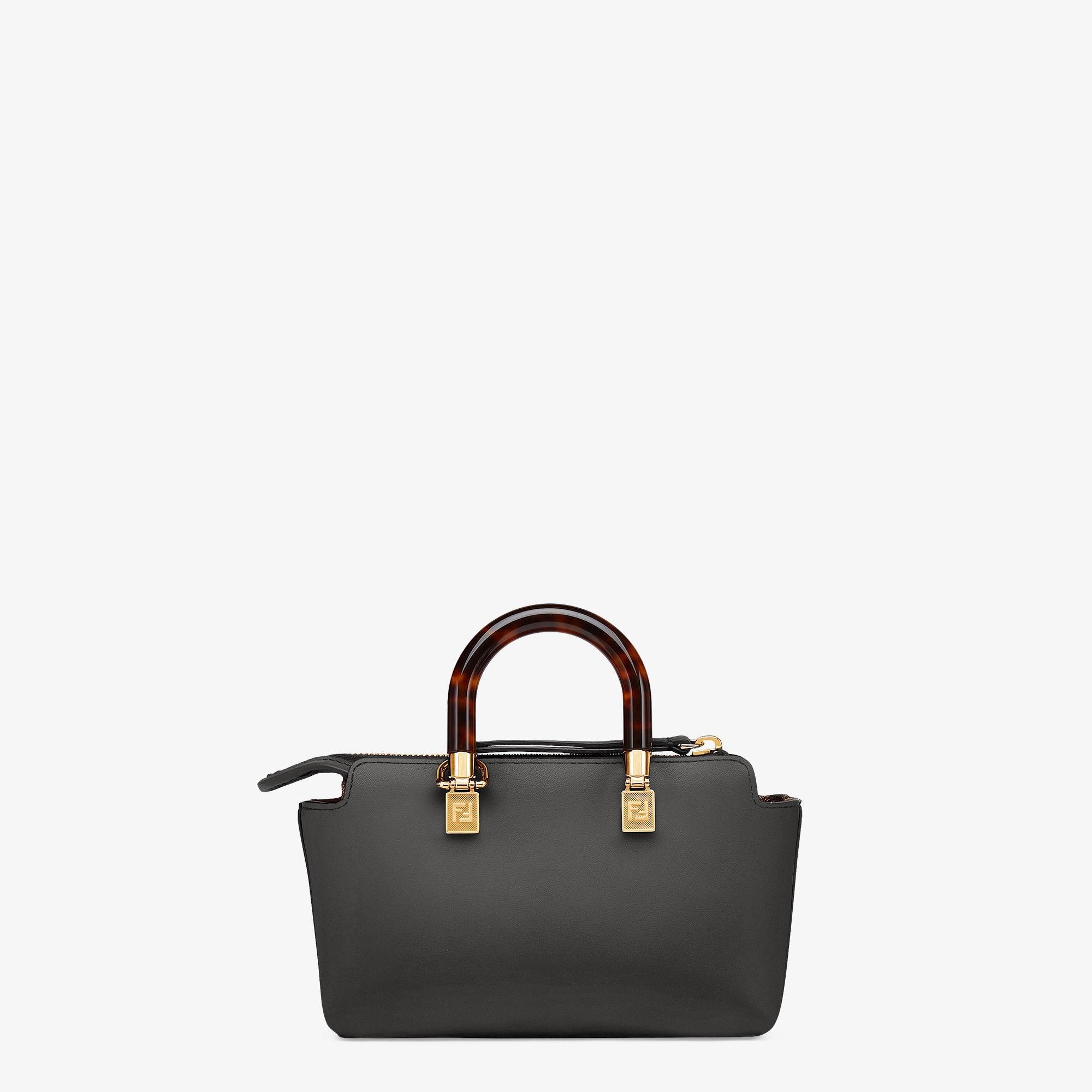 By The Way MiniSmall black leather Boston bag Product Image