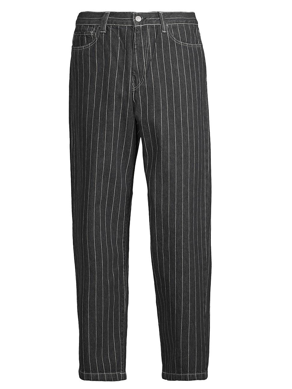 Mens Orlean Pinstriped Cotton Pants Product Image