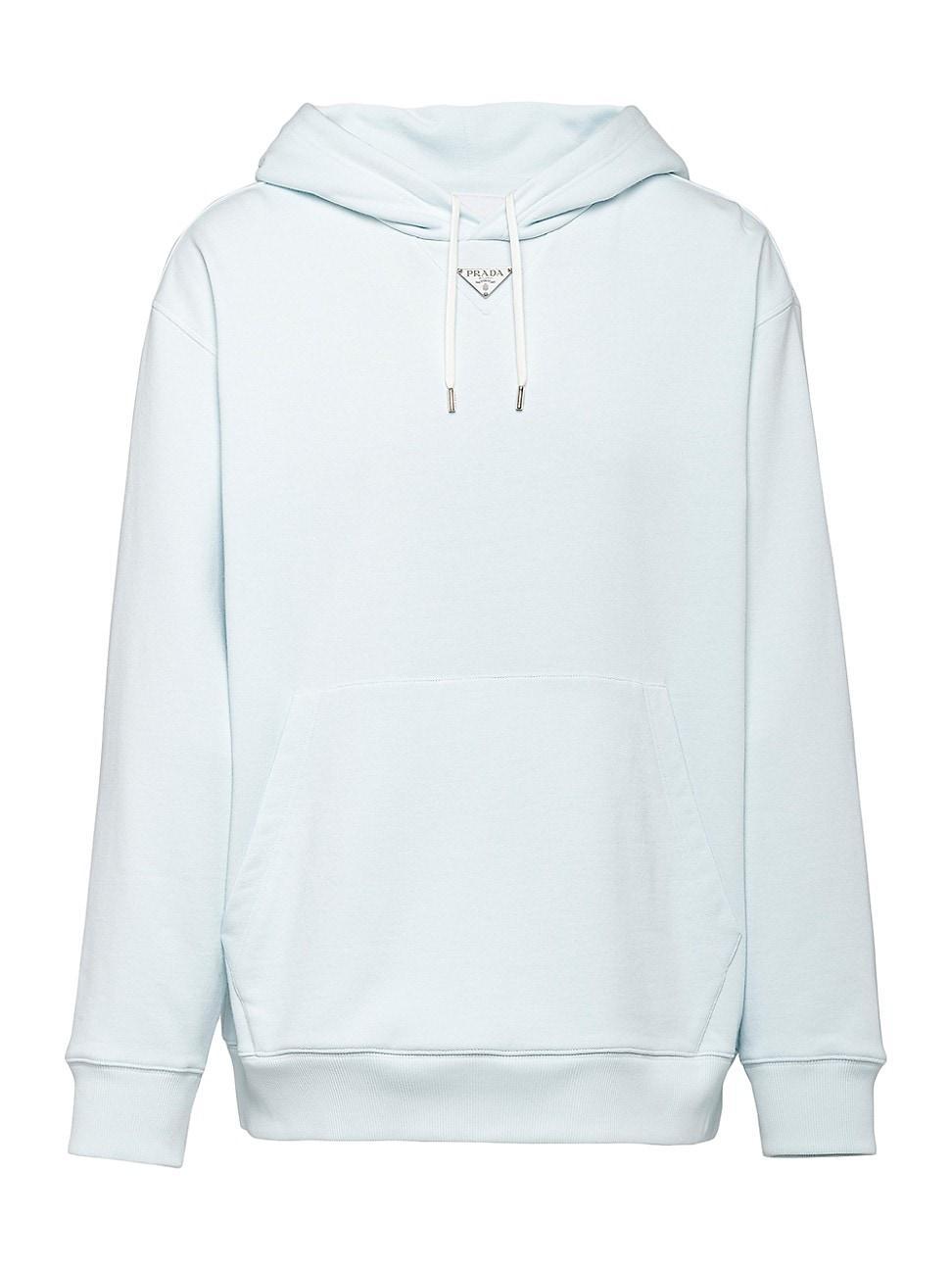 Mens Felpa Enamel Triangle Logo Hoodie Product Image