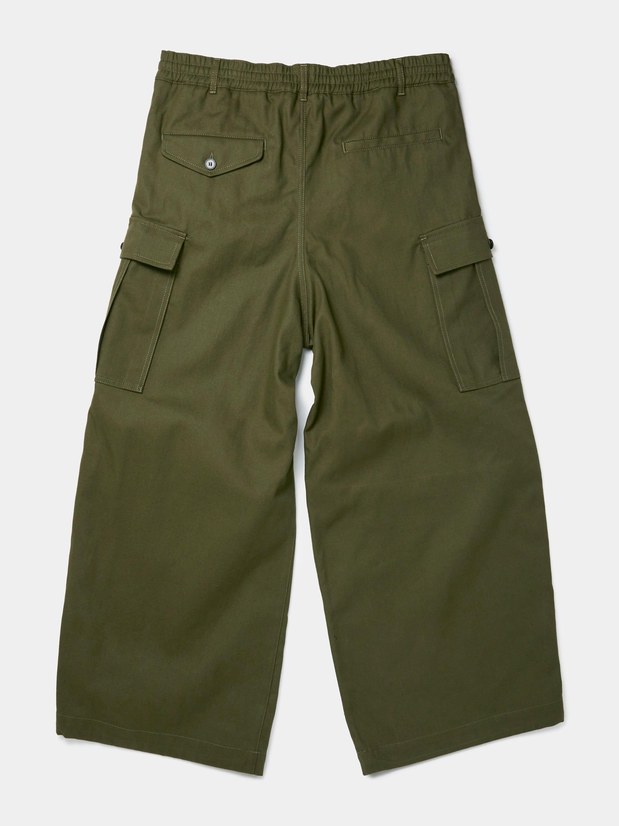 Garbardine Workwear Pants (Leaf Green) Product Image