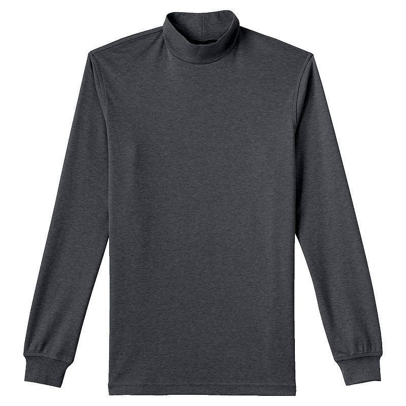 Big & Tall Lands End Super Soft Supima Mock Turtleneck, Mens Product Image