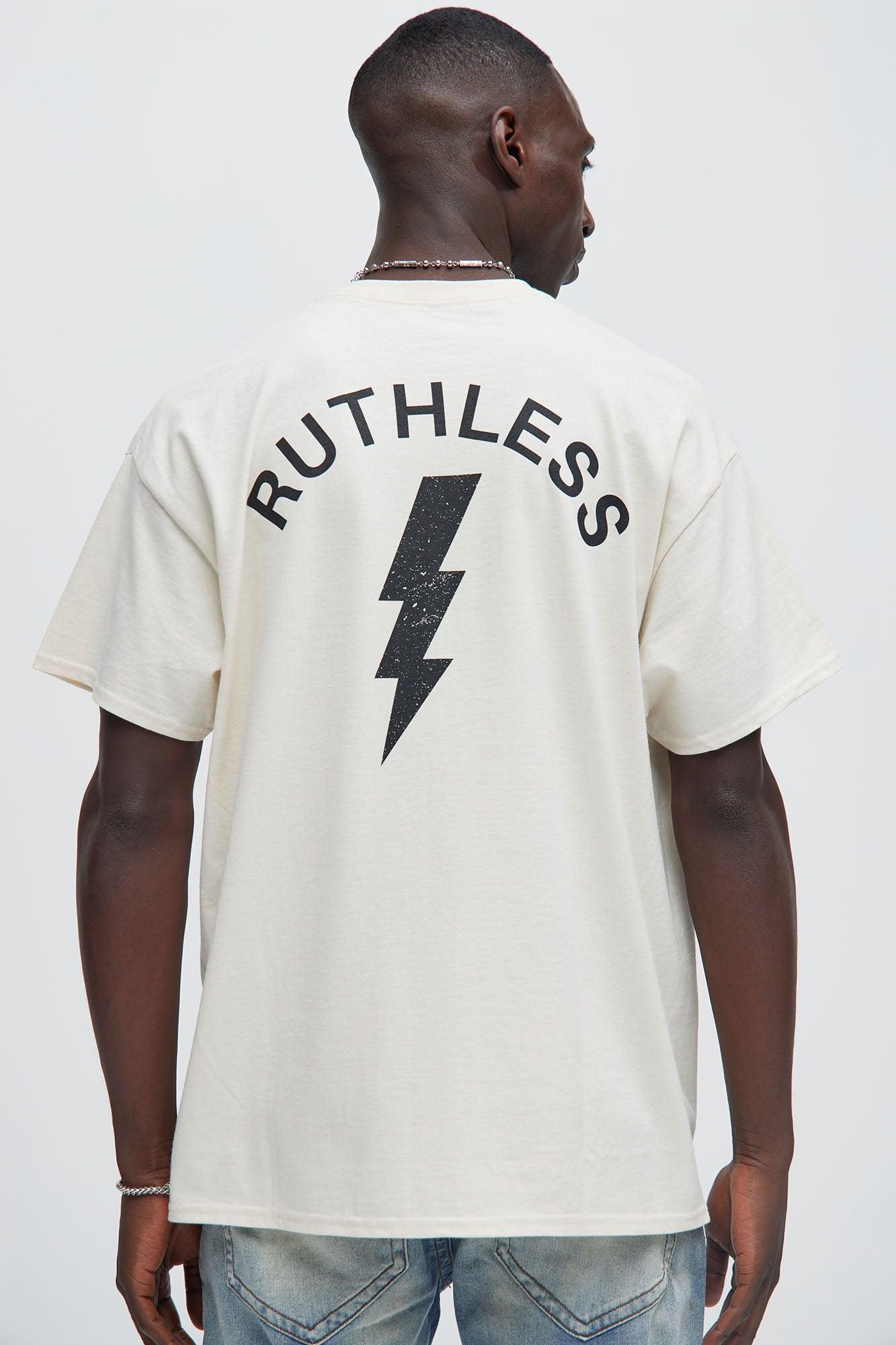 Ruthless Striker Oversized Short Sleeve Tee - Natural/Combo product image