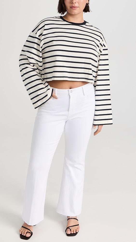 FRAME Le Easy Flare Raw After Jeans | Shopbop Product Image