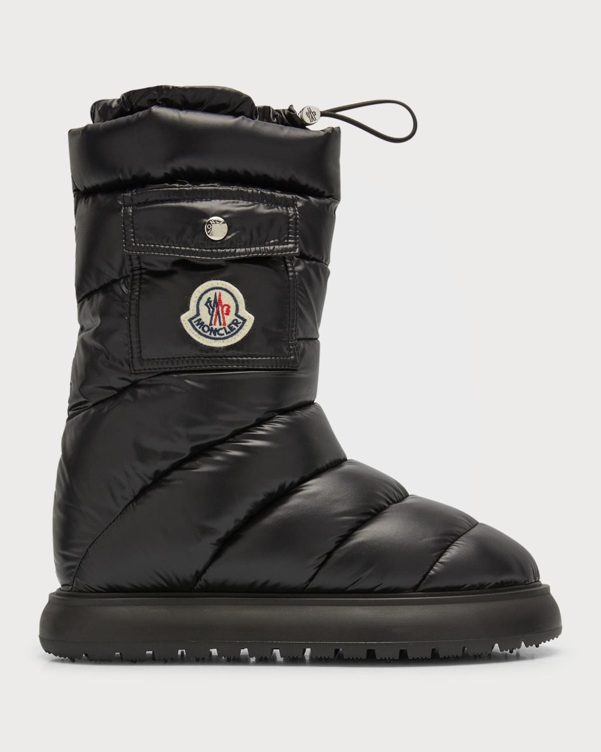 Moncler Womens Gaia Logo Pocket Down Snow Boots Product Image