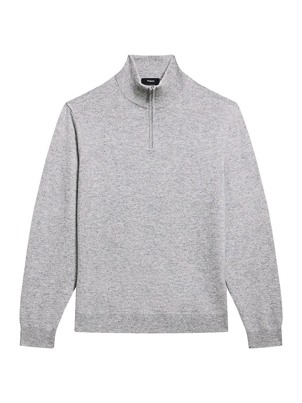 Mens Hilles Cashmere Quarter-Zip Sweater Product Image