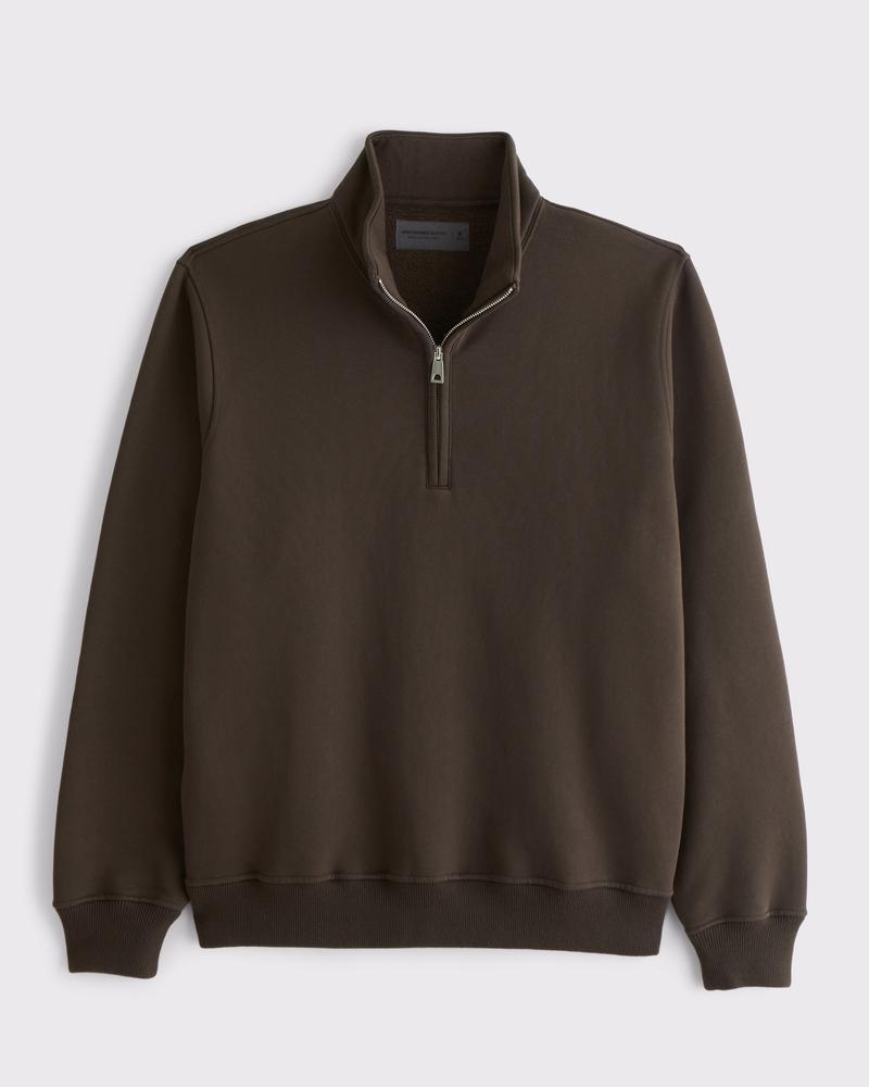 Essential Premium Heavyweight Half-Zip Sweatshirt Product Image