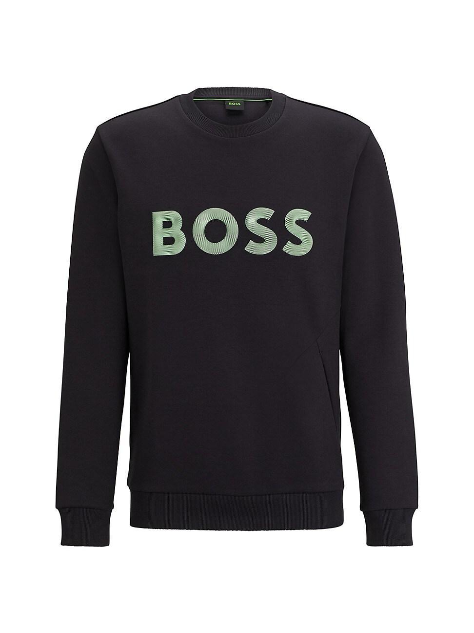 Mens Sweatshirt with 3D-Molded Logo Product Image