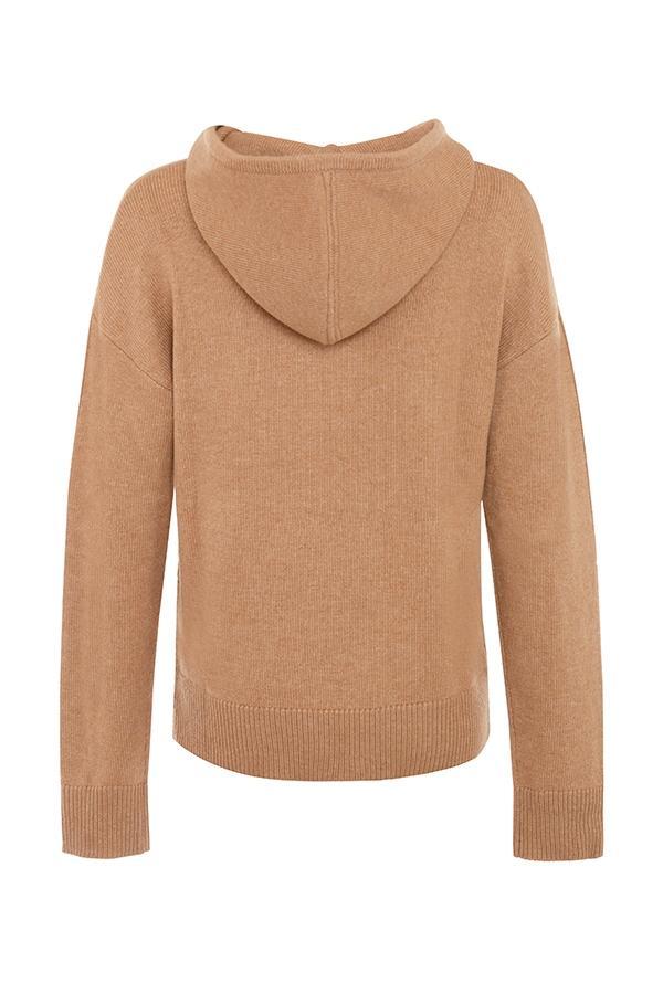 Jionni Camel Cashmere Blend Hoodie - SALE Product Image