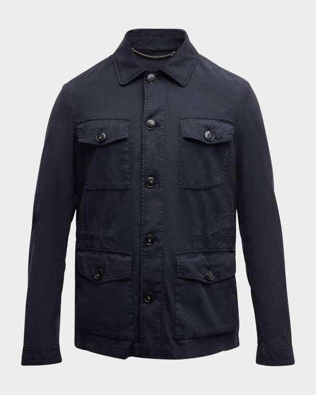 Men's Four-Pocket Field Jacket Product Image