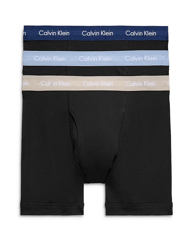 Calvin Klein Cotton Stretch Solid Boxer Briefs 3 Product Image