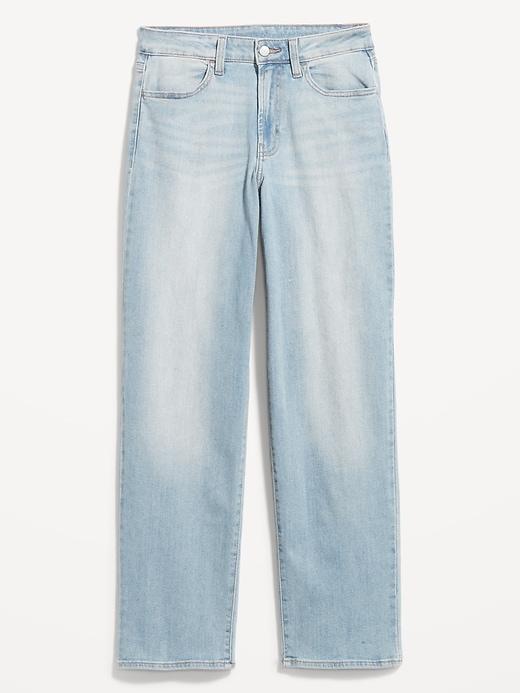 High-Waisted Wow Loose Jeans Product Image