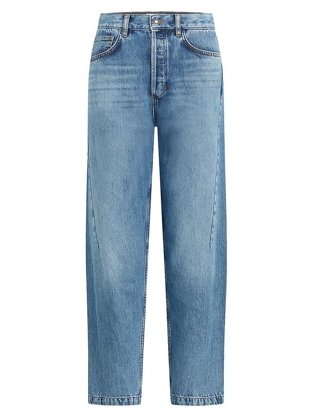 Womens The Nikki Barrel-Leg Jeans Product Image