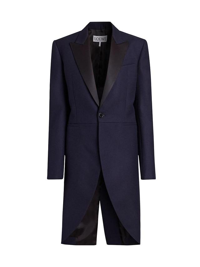 Womens Oversized Tuxedo Jacket Product Image