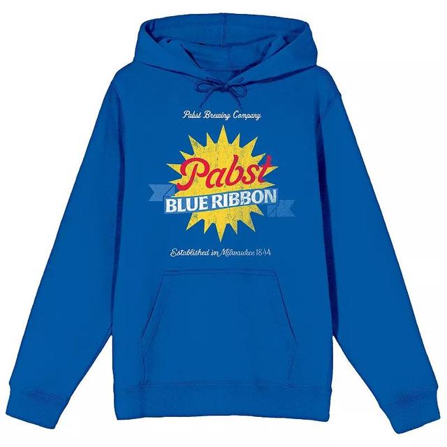 Womens Pabst Ribbon Vintage Logo Graphic Hoodie, Girls Product Image