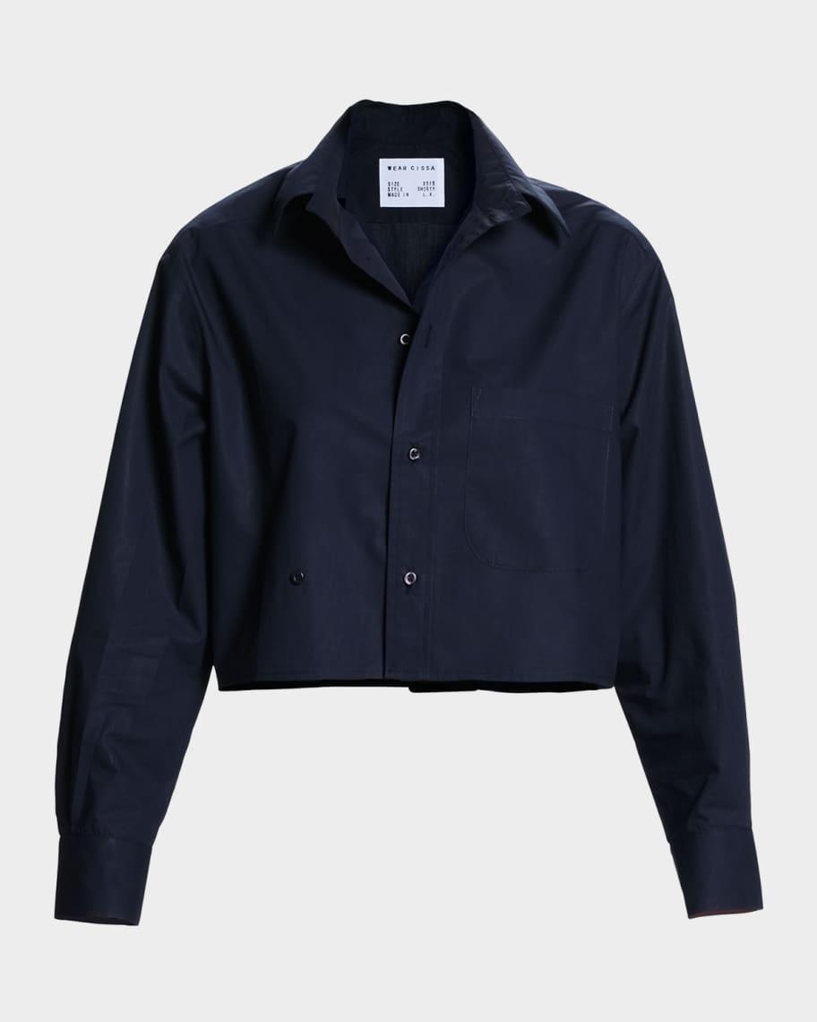 The Shorty Asymmetric Button-Front Shirt Product Image