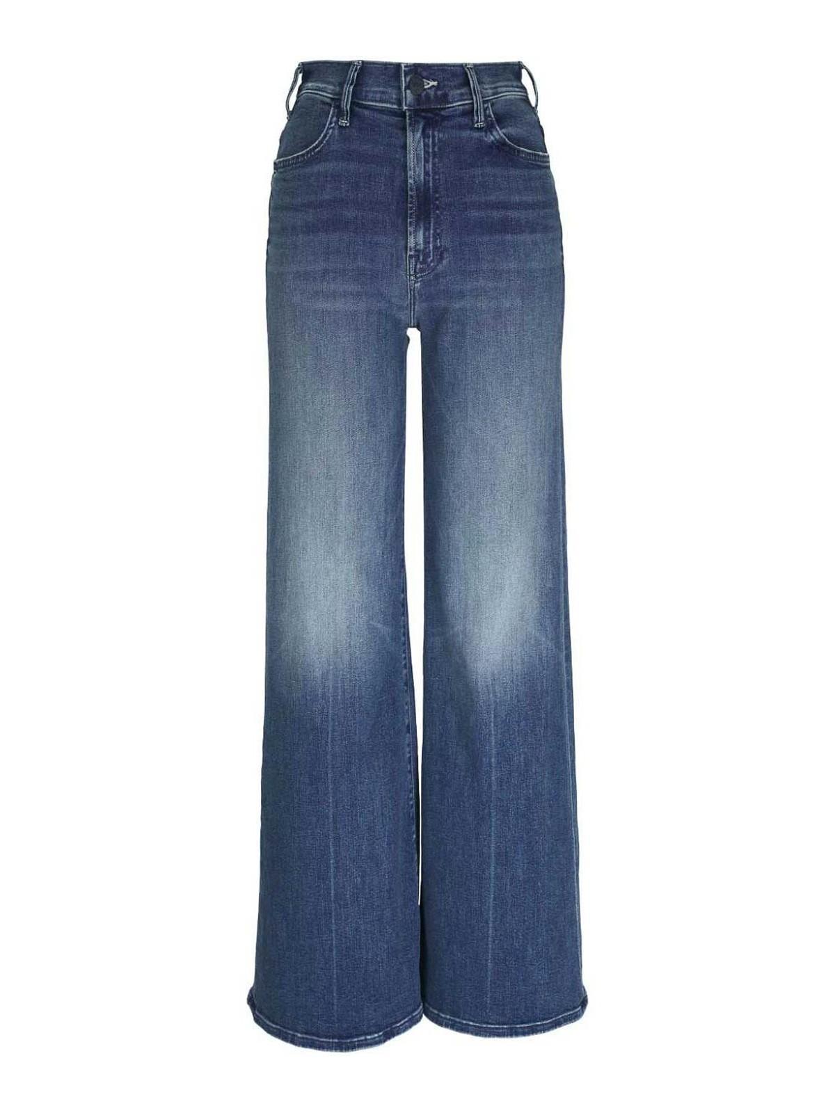 MOTHER The Hustler Roller Skimp Jeans In Blue Product Image