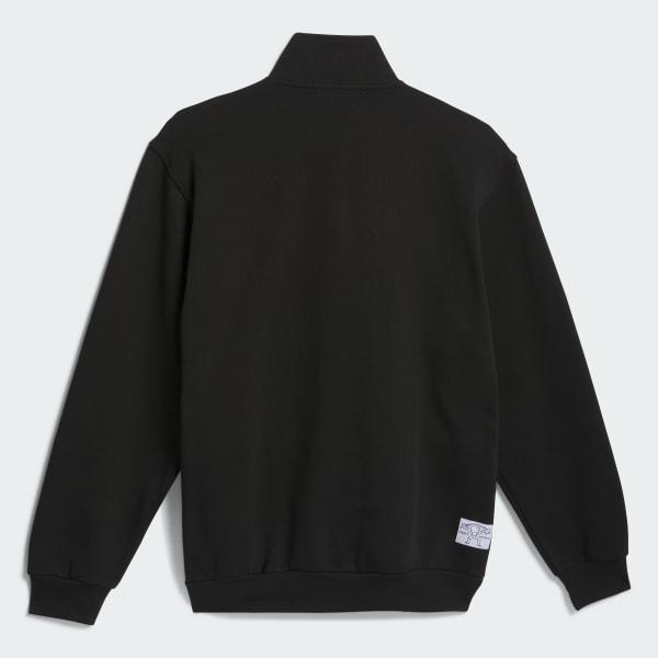 Heavyweight Shmoofoil Quarter-Zip Mock Neck Sweatshirt Product Image