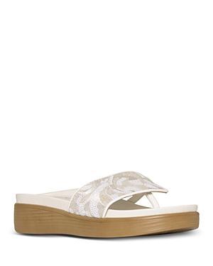 Donald Pliner Womens Slip On Wedge Slide Sandals Product Image