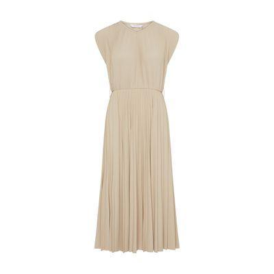 Kiss Midi Dress - Leisure In Beige Product Image