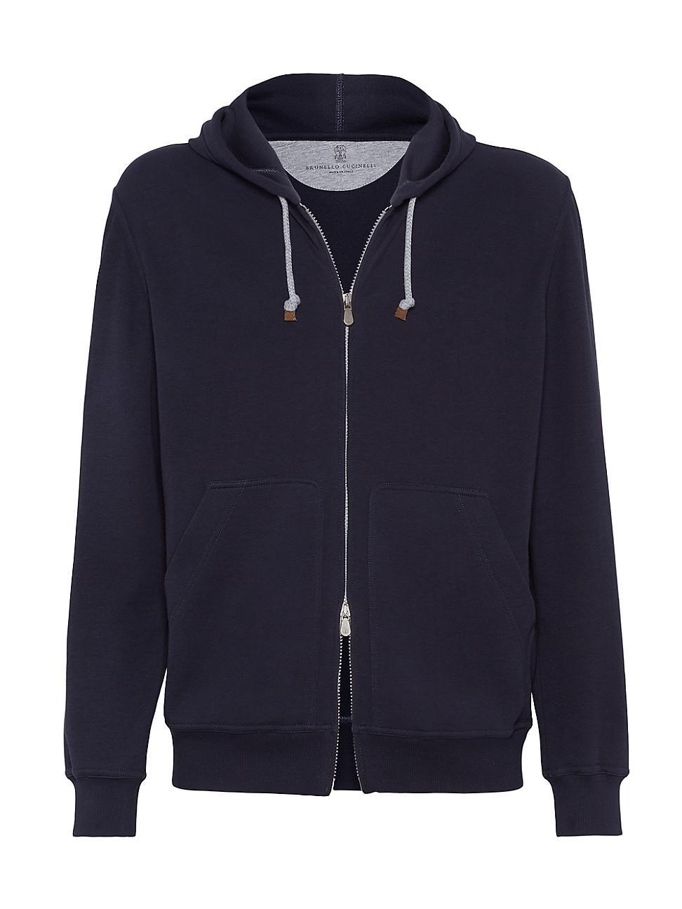 Mens Techno Cotton French Terry Hooded Sweatshirt Product Image