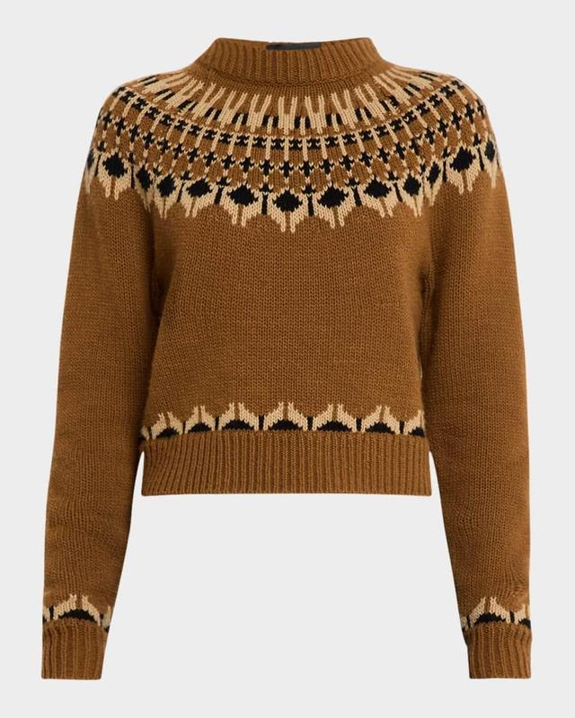 Fern Fair Isle Wool Sweater Product Image