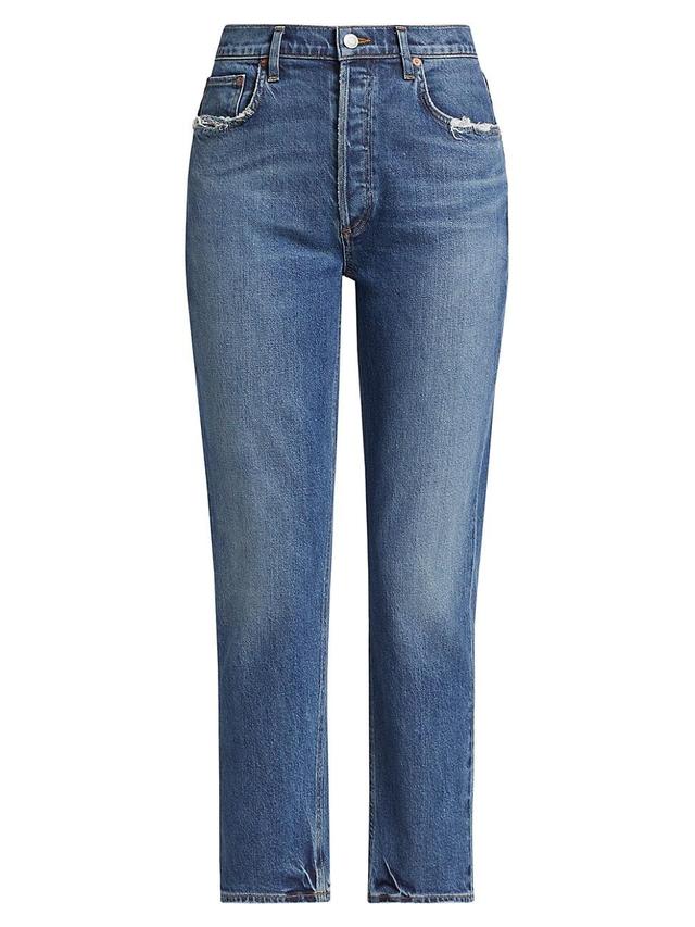 Riley Long Straight-Leg Jeans Product Image