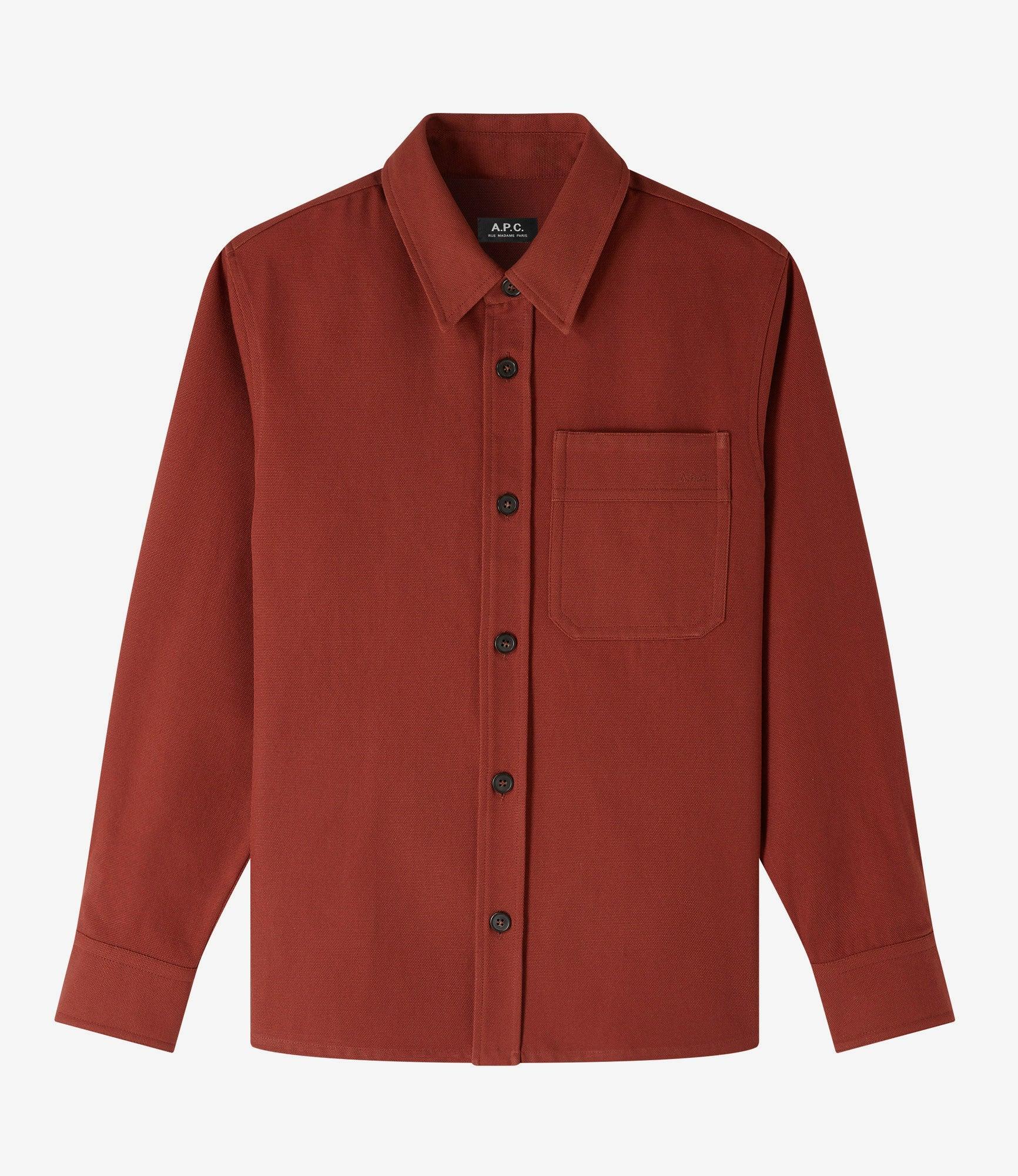 Basile Brodée Poitrine overshirt Male Product Image