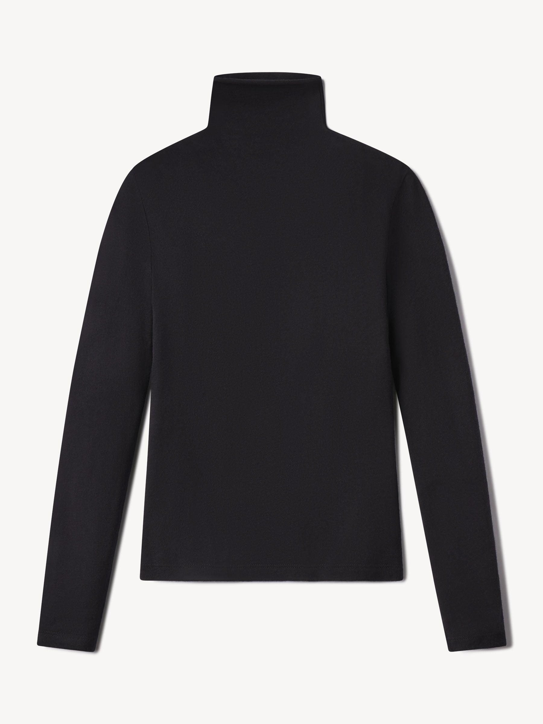 Black Cloud Jersey Turtleneck Product Image